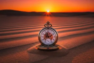 scinetismo, orologio nel deserto