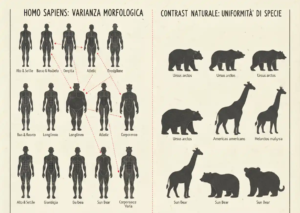 ibridazione umana, disarmonia morfologica