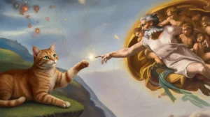 Animali e Aldilà, Creazione di Gatto