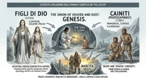 La nascita dei Giganti: ibridazione genetica, schema grafico