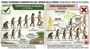 Perché il Passaggio dei "Figli di Dio" non ha lasciato tracce fossili, filogenesi